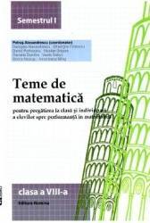 2014 Teme De Matematica Cls 8 Sem. 1 - Petrus Alexandrescu 