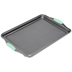 Tava de patiserie cu manere din silicon otel carbon cu acoperire non stick
