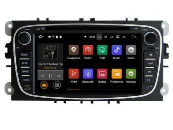 Navigatie Gps Android Ford Mondeo Focus S Max Transit Tourneo 2GB RAM +16GB ROM 4G Aplicatii Waze Wi Fi Usb Bluetooth 