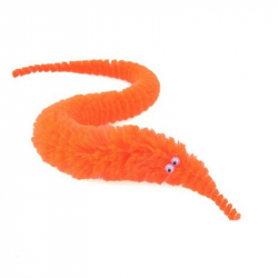 Jucarie de plus twisty worm portocaliu 