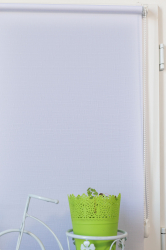 Rolete Textile Pia 1 alb accesorii albe 52 x 130 cm 