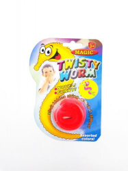 Jucarie plus twisty worm roz 