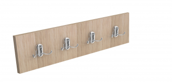 Cuier de perete cu 4 agatatori 60cm bardolino 