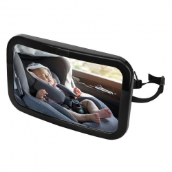 Oglinda auto supraveghere bebe fixare tetiera suport anti-alunecare 360 grade 30x20 cm