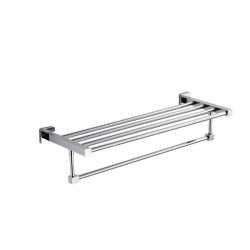 Etajera depozitare prosoape fixare perete inox satinat TRENDY S 