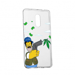 Husa de protectie Narcos Simpson Movie pentru Nokia 7 rezistenta la uzura anti-alunecare din silicon Premium 441 