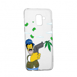 Husa de protectie Narcos Simpson Movie pentru Samsung Galaxy A6 2018 rezistenta la uzura anti-alunecare din silicon Premium 441