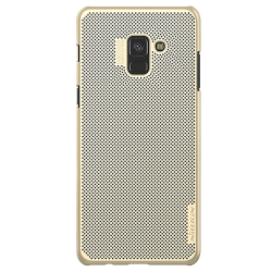 Husa de protectie spate Nillkin Air cu perforatii pentru Samsung Galaxy A8 Plus 2018 auriu 