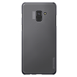 Husa de protectie spate Nillkin Air cu perforatii pentru Samsung Galaxy A8 Plus 2018 negru 