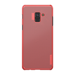 Husa de protectie spate Nillkin Air cu perforatii pentru Samsung Galaxy A8 Plus 2018 rosu 