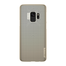 Husa de protectie spate Nillkin Air cu perforatii pentru Samsung Galaxy S9 auriu