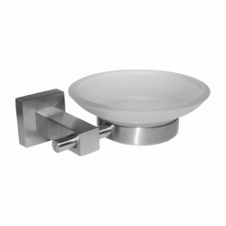 Savoniera sticla inox satinat TRENDY S 