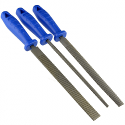 Set 3 raspele pentru lemn 200mm BGS BG-50235 