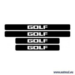 Set protectie praguri adezive reflectorizant VW Golf v1 - sticker decorativ 