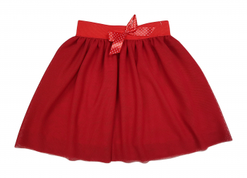 Fusta TUTU Tull Rosu 92cm 2ani 