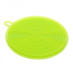 Burete de silicon rotund verde 