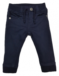 Pantaloni baieti cu bata elastica BLEUMARIN 68-74cm 6-9luni 