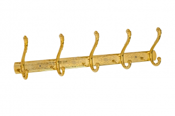 Cuier baie cu cinci brate gold TRENDY S 