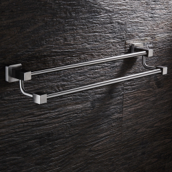 Suport prosop dublu inox satinat TRENDY S 