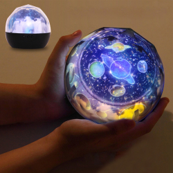 Lampa veghe constelatii proiector planete stele luna si trepte de intensitate univers