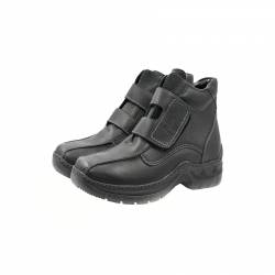 Bocanci Barbati Iulis Shoes Din Piele Naturala 100 Negru 330 N marimea 42 