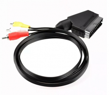 Cablu Audio Video SCART 3RCA T/T 1.5m 