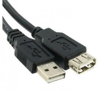 Cablu prelungitor USB 2.0 Male tip A - USB 2.0 Female tip A 1 5 m Negru 