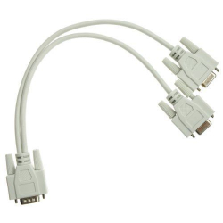 Cablu VGA Tata - 2 x VGA Mama 