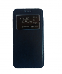 Husa HTC One M9 Flip Cover S-View Bleumarin 