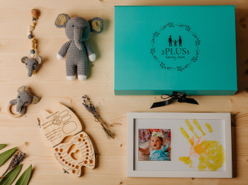 Set cadou pentru mama si bebelus nou nascut baby shower gift box