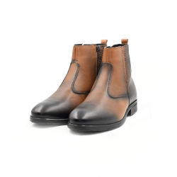 Ghete Barbati Iulis Shoes Din Piele Naturala 100 Maro 304 M marimea 44 