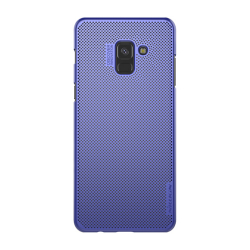 Husa de protectie spate Nillkin Air cu perforatii pentru Samsung Galaxy A8 2018 albastru 