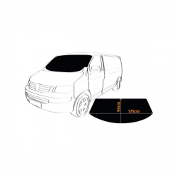 Parasolar Automax anti inghet 175x90cm negru 