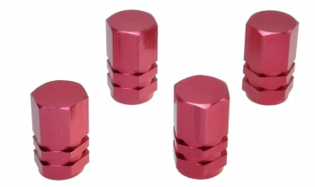 Set 4 Capacele Valve Roti Rosu Hexagon Automax 