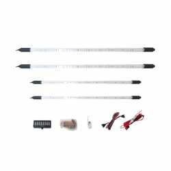 Set Tuning Automax 126 Leduri Sub Caroserie 12V Rosu 2x36 2x48 