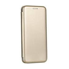 Husa Flip Cover cu inchidere magnetica dnp pentru Samsung Galaxy A6 Plus 2018 A605 Gold 