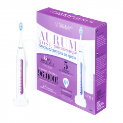 Periuta de dinti electrica VITAMMY Aurum Rose 96000 vibratii/min 5 moduri de periaj 