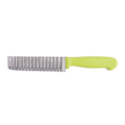 Cutit ondulat pentru feliere 23 x 12.5 cm PP + Inox 