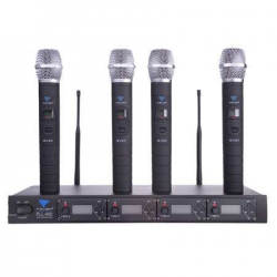Statie 4 microfoane mana UHF 
