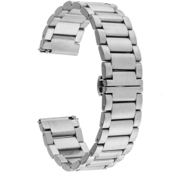 Curea ceas Smartwatch Samsung Gear S3 iUni 22 mm Otel Inoxidabil Silver 