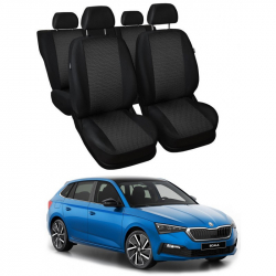Huse Scaune Dedicate Skoda Scala 2018-2020 Premium Bancheta Fractionata