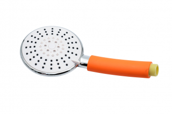 Para de dus TRENDY S cu patru functii maner din silicon portocaliu 