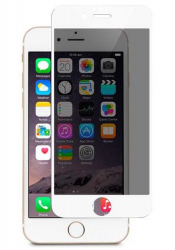 Folie MTP 9D iPhone 8 Alb Full Cover Full Glue margini usor curbate 