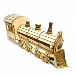 Locomotiva cu Aburi model suport sticla cu vin.