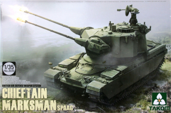 Macheta Takom British Air-defense Weapon System Chieftain Marksman SPAAG 1 35 
