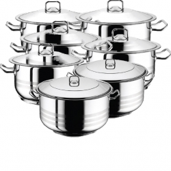 Set 7 oale cu capac 14 piese HASCEVHER GASTRO 