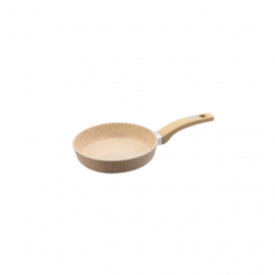 Tigaie inductie Culinaro Eco 26cm cu strat ceramic marmorat crem 