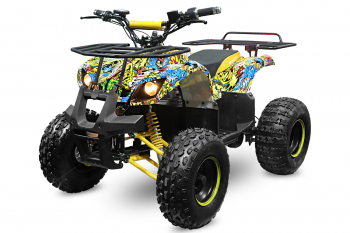 ATV electric NITRO Eco Toronto 1000W 48V 20Ah cu DIFERENTIAL Galben 