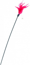 Jucarie pentru pisici Comfy Wilma Rod Feather rosu Aquael 60cm 