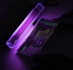 Lampa UV blacklight portabila de buzunar 4W detector valuta lanterna 